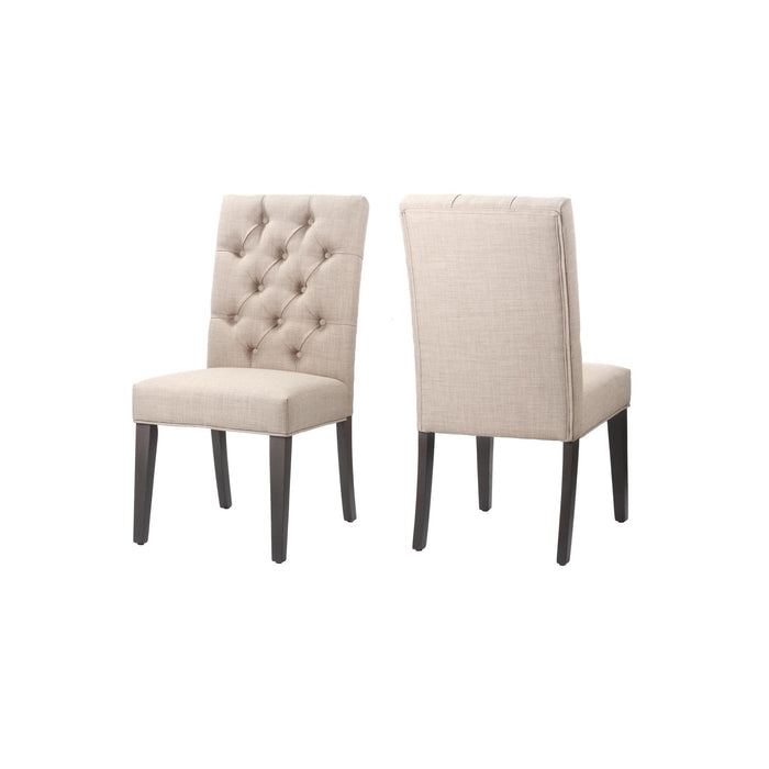 Modus Kathryn Upholstered Parsons Dining Chair in ToastImage 3