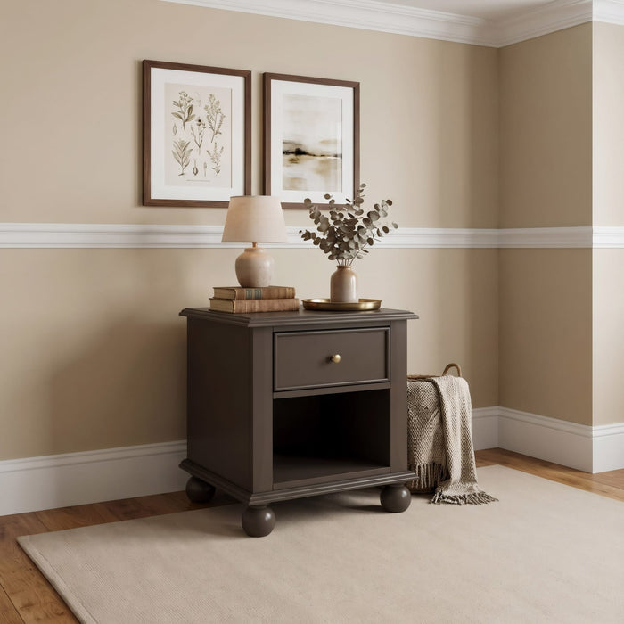 Modus Furniture Kellie 1 Dwr NS  Bourbon 655450540578 YY5J81 Main Image