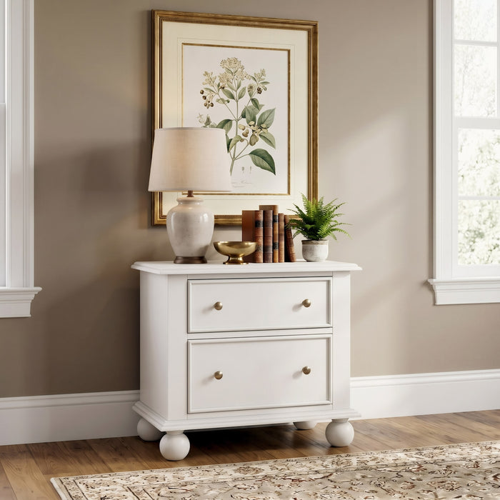 Modus Furniture Kellie 2 Dwr NS  Milkstone 655450540585 YY5K81A Main Image