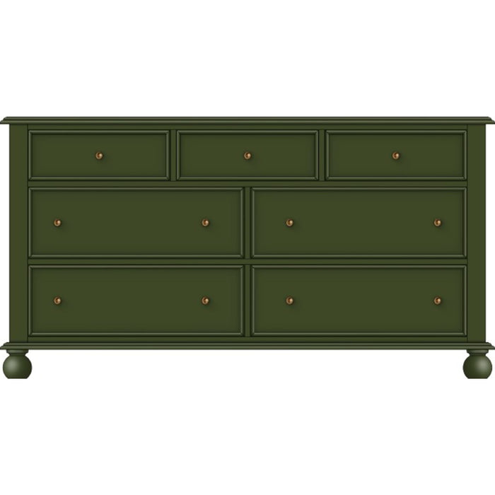 Modus Furniture Kellie 7 Dwr Dresser  Juniper 655450541223 YY5M82 Main Image
