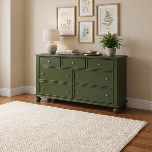 Modus Furniture Kellie 7 Dwr Dresser  Juniper 655450541223 YY5M82 Main Image