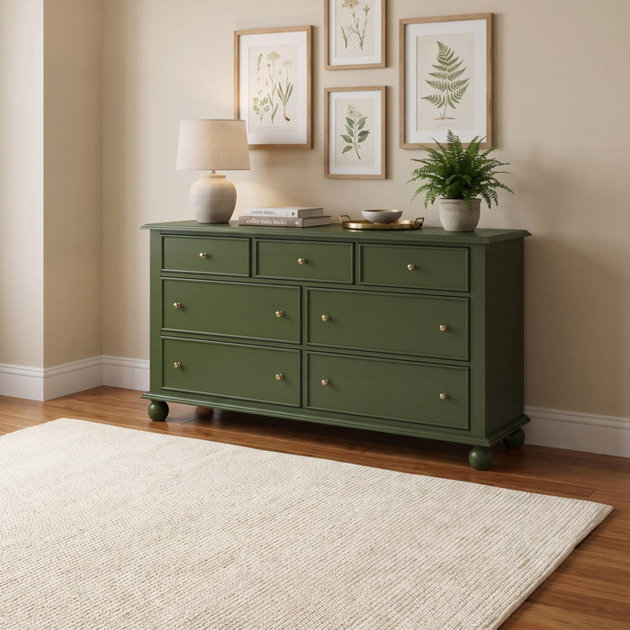 Modus Furniture Kellie 7 Dwr Dresser  Juniper 655450541223 YY5M82 Main Image