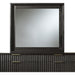 Modus Furniture Kentfield Solid Wood Beveled Glass Mirror in Black Drifted Oak 655450158773 8ZU583 Image 2