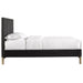 Modus Kentfield Solid Wood Platform Bed in Black Drifted Oak Image 5