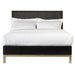 Modus Kentfield Solid Wood Platform Bed in Black Drifted Oak Image 3