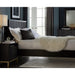 Modus Furniture Kentfield Solid Wood Platform Bed in Black Drifted Oak  8ZU5P  Image 2