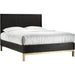 Modus Furniture Kentfield Solid Wood Platform Bed in Black Drifted Oak  8ZU5P  Image 4