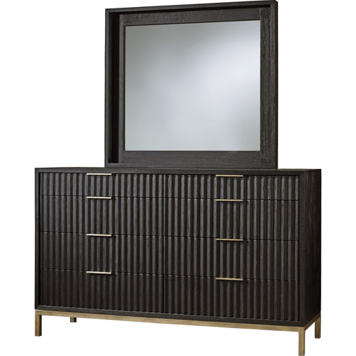 Modus Furniture Kentifield Solid Wood Eight Drawer Dresser in Black Drifted Oak (2024) 655450431913 8ZU582A Image 3