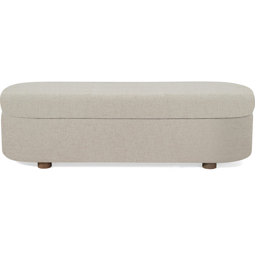 Modus Furniture Kiki Uph Stg Bench  Whp Honey 655450531170 MQ1L91 Image 1