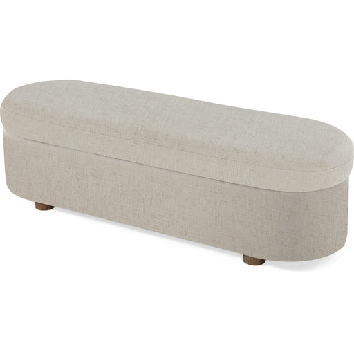 Modus Furniture Kiki Uph Stg Bench  Whp Honey 655450531170 MQ1L91 Image 1