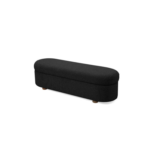 Modus Kiki Upholstered Hinged Storage Bench in Pumpernickel BoucleImage 1