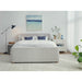 Modus Kiki Upholstered Platform Bed in Cotton Ball Boucle Image 1