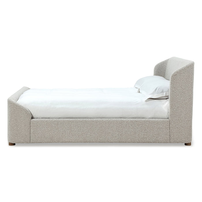 Modus Kiki Upholstered Platform Bed in Cotton Ball Boucle Image 5