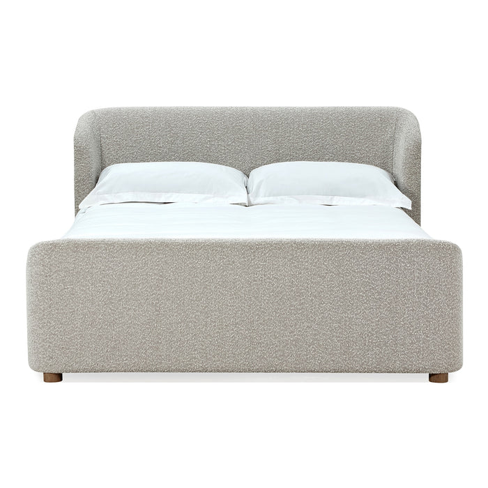 Modus Kiki Upholstered Platform Bed in Cotton Ball Boucle Image 6