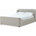 Modus Furniture Kiki Upholstered Platform Bed in Cotton Ball Boucle (2026)  MQNBL  Image 2