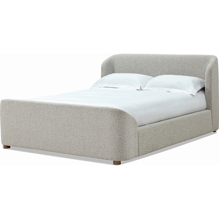 Modus Furniture Kiki Upholstered Platform Bed in Cotton Ball Boucle (2026)  MQNBL  Image 4