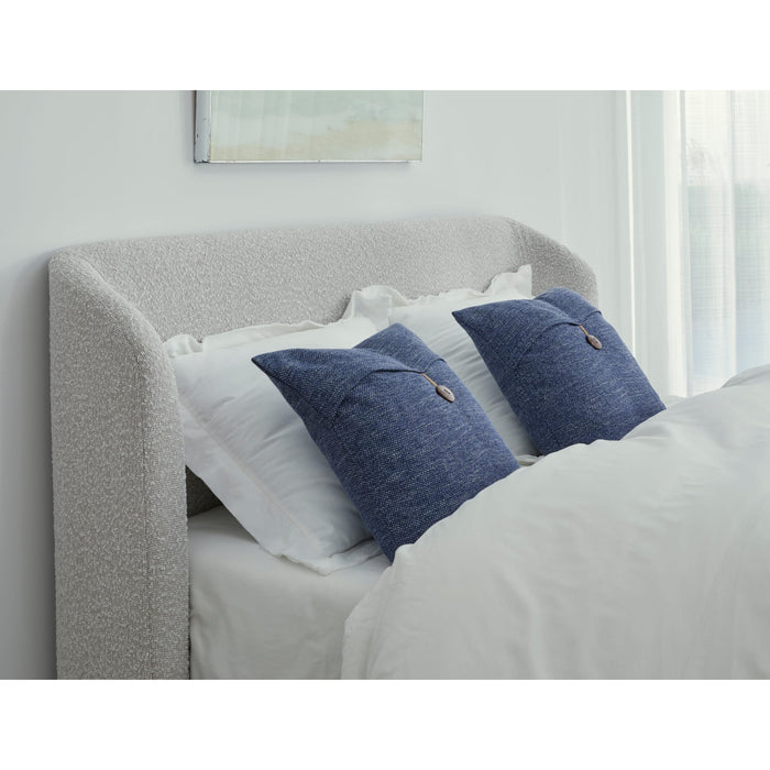 Modus Furniture Kiki Upholstered Platform Bed in Cotton Ball Boucle (2026)  MQNBL  Image 6