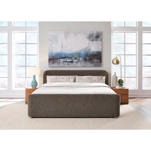 Modus Kiki Upholstered Platform Bed in Pumpernickel BoucleMain Image