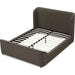 Modus Furniture Kiki Upholstered Platform Bed in Pumpernickel Boucle (2026)  MQRVL  Image 3