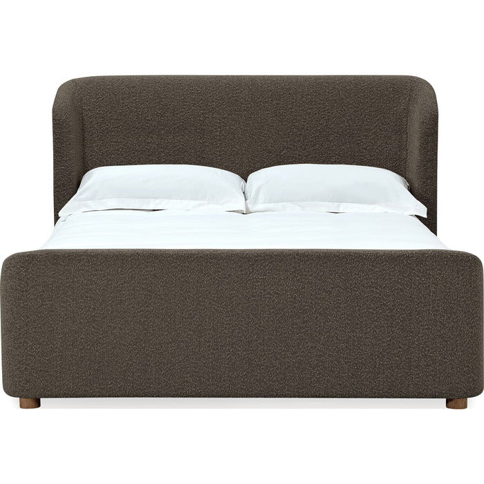 Modus Furniture Kiki Upholstered Platform Bed in Pumpernickel Boucle (2026)  MQRVL  Image 6
