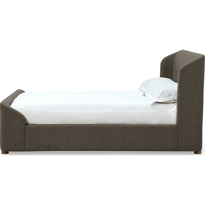 Modus Furniture Kiki Upholstered Platform Bed in Pumpernickel Boucle (2026)  MQRVL  Image 7