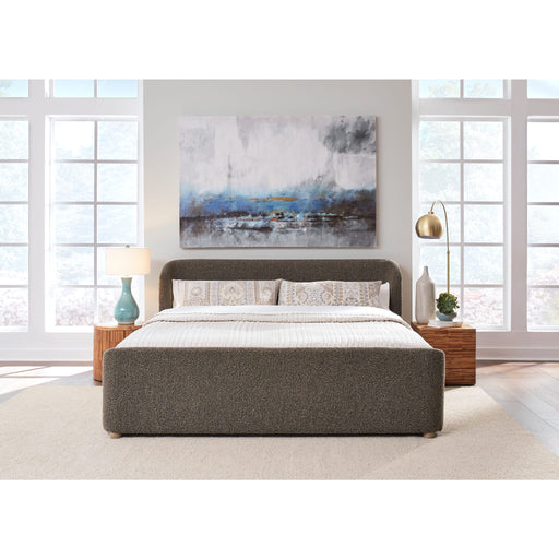 Modus Furniture Kiki Upholstered Platform Bed in Pumpernickel Boucle (2026)  MQRVL  Main Image