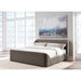 Modus Furniture Kiki Upholstered Platform Bed in Pumpernickel Boucle  MQRVH  Image 2