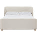 Modus Furniture Kiki Upholstered Platform Bed in Whipped Honey Linen (2026)  MQ1LL  Main Image