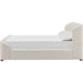 Modus Furniture Kiki Upholstered Platform Bed in Whipped Honey Linen  MQ1LH  Image 4