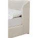 Modus Furniture Kiki Upholstered Platform Bed in Whipped Honey Linen  MQ1LH  Image 5