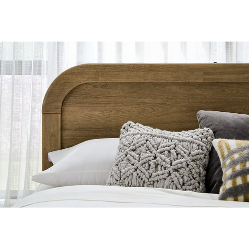 Modus Furniture Kione Acacia Wood Platform Bed in Lioness  TXXWH  Image 1