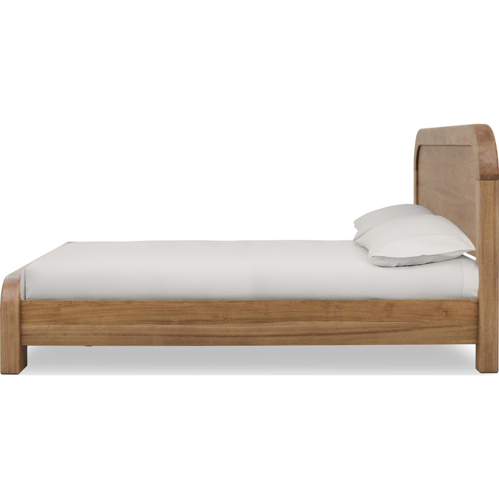 Modus Furniture Kione Acacia Wood Platform Bed in Lioness  TXXWH  Image 4