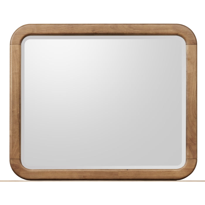 Modus Furniture Kione Beveled Glass Wall or Dresser Mirror in Lioness 655450475573 TXXW83 Image 1