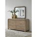 Modus Furniture Kione Beveled Glass Wall or Dresser Mirror in Lioness 655450475573 TXXW83 Image 4