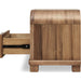 Modus Furniture Kione One Drawer Acacia Wood Nightstand in Lioness 655450475528 TXXW81 Image 3