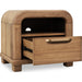 Modus Furniture Kione One Drawer Acacia Wood Nightstand in Lioness 655450475528 TXXW81 Image 4