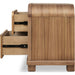Modus Furniture Kione Two Drawer Acacia Wood Nightstand in Lioness 655450475535 TXXW81B Image 3