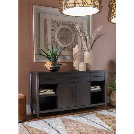 Modus Furniture Koko Acacia Wood Sideboard in Minx 655450478895 TWXV78 Main Image