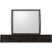 Modus Furniture Koko Beveled Glass Wall or Dresser Mirror in Minx 655450475047 TWXV83 Image 2