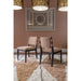 Modus Furniture Koko Chenille Upholstered Dining Chair in Porcini and Minx 655450478864 TWXV63 Main Image