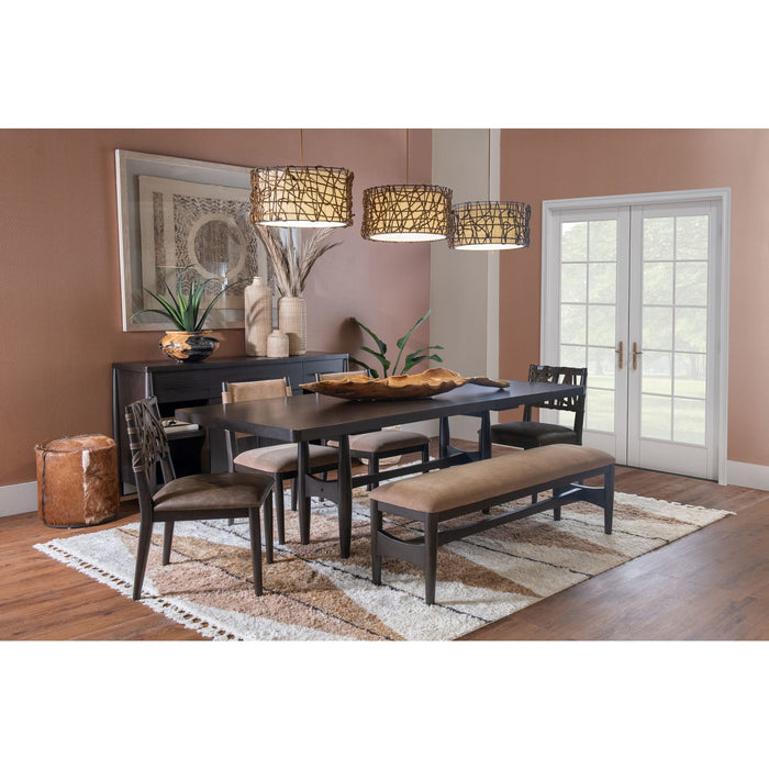 Modus Furniture Koko Extendable Rectangular Dining Table in Minx 655450478963 TWXV60 Image 10