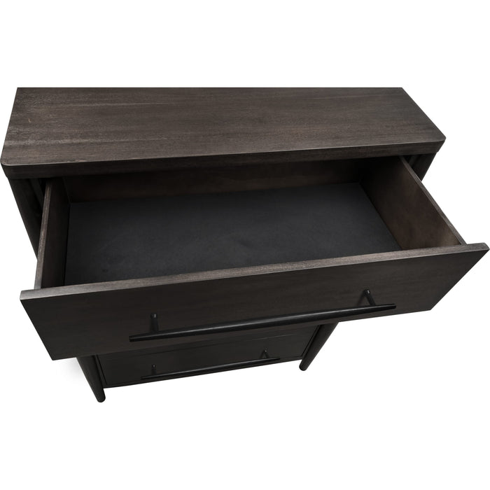 Modus Furniture Koko Five Drawer Acacia Wood Chest in Minx 655450475221 TWXV84 Image 5