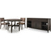Modus Furniture Koko Round Acacia Wood Dining Table in Minx 655450478970 TWXV61 Image 6