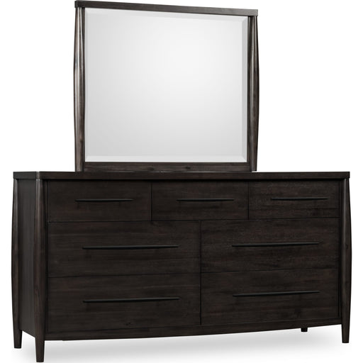 Modus Furniture Koko Seven Drawer Acacia Wood Dresser in Minx 655450475023 TWXV82 Image 2