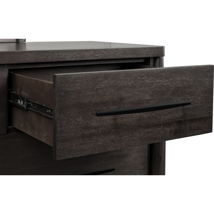 Modus Furniture Koko Seven Drawer Acacia Wood Dresser in Minx 655450475023 TWXV82 Image 6