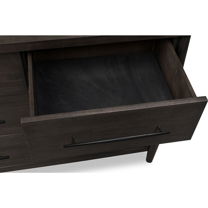 Modus Furniture Koko Seven Drawer Acacia Wood Dresser in Minx 655450475023 TWXV82 Image 7