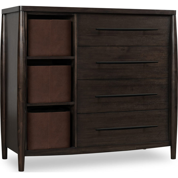 Modus Furniture Koko Sweater Chest with Storage Bins in Minx 655450475252 TWXV86 Image 2
