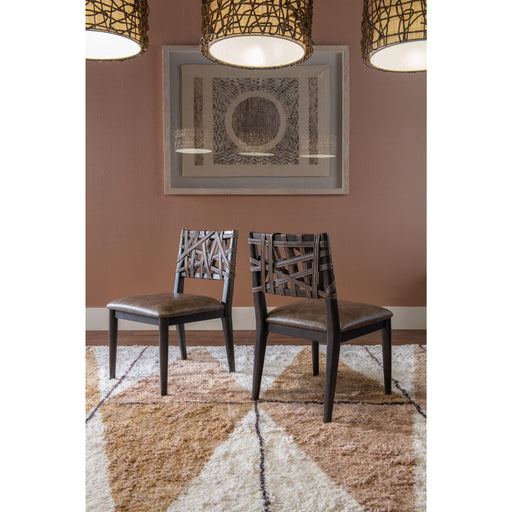 Modus Furniture Koko Synthetic Leather Dining Chair in Minx 655450478871 TWXV64 Main Image