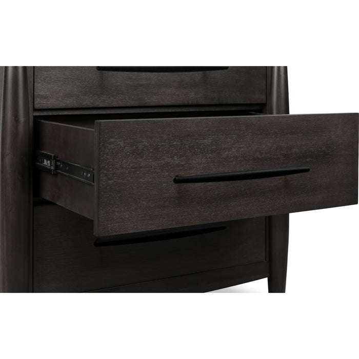 Modus Furniture Koko Three Drawer Nightstand with Cord Management in Minx 655450475009 TWXV81B Image 6