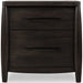 Modus Furniture Koko Two Drawer Nightstand with Cord Management in Minx 655450474996 TWXV81 Image 1